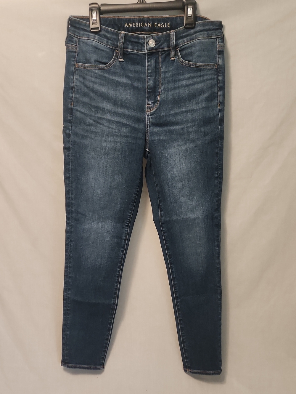 American Eagle Outfitters Women's Medium Wash High-Rise Skinny Jeans